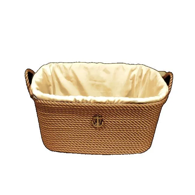 Maritimo Collection Nautical Rope Laundry/Towel Basket
