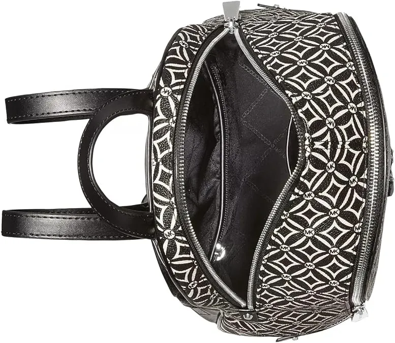 Michael Kors backpack, black/light cream