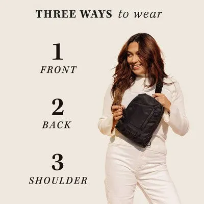 Moby Transit Cross-Body Diaper Bag - Black