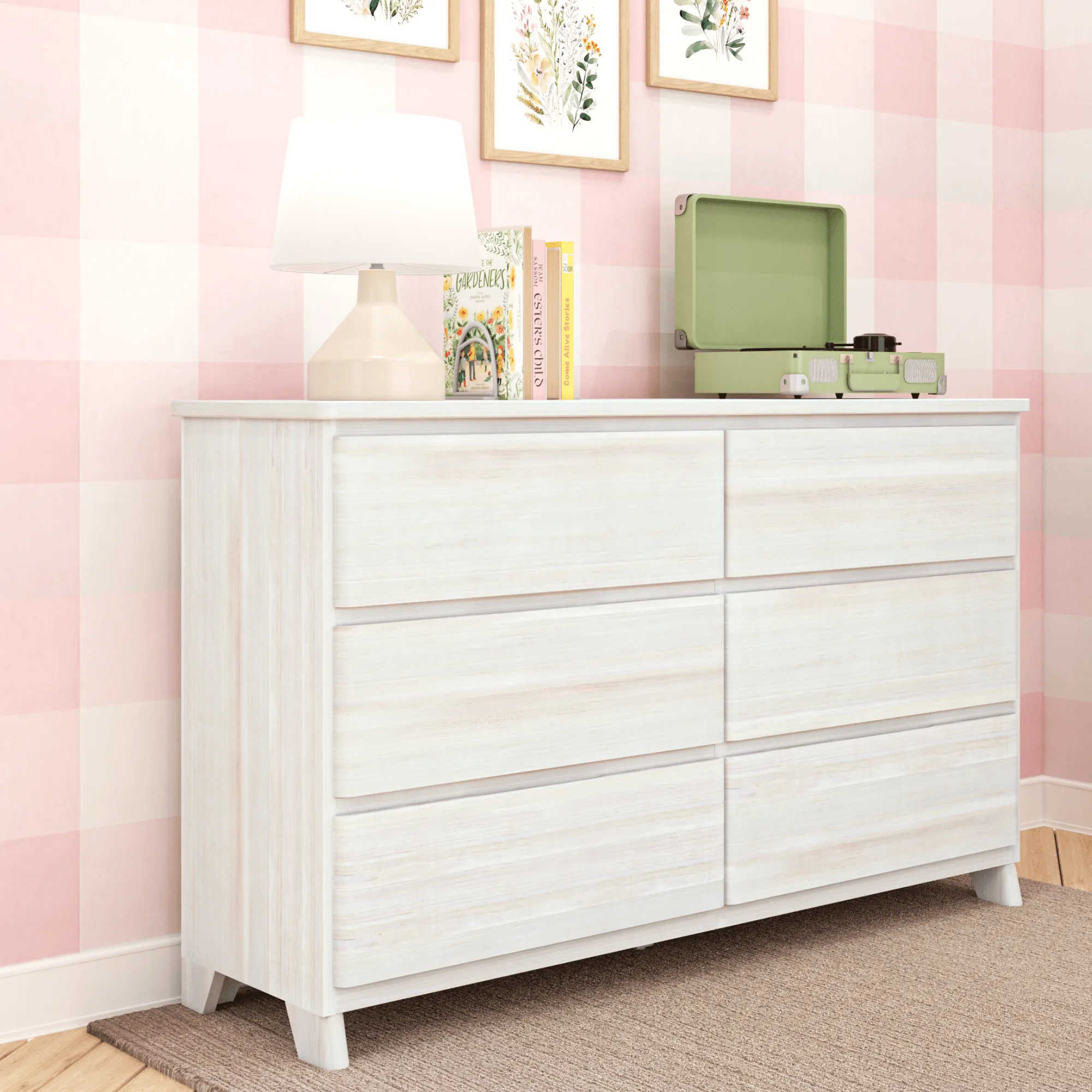 Modern Farmhouse 6-Drawer Dresser