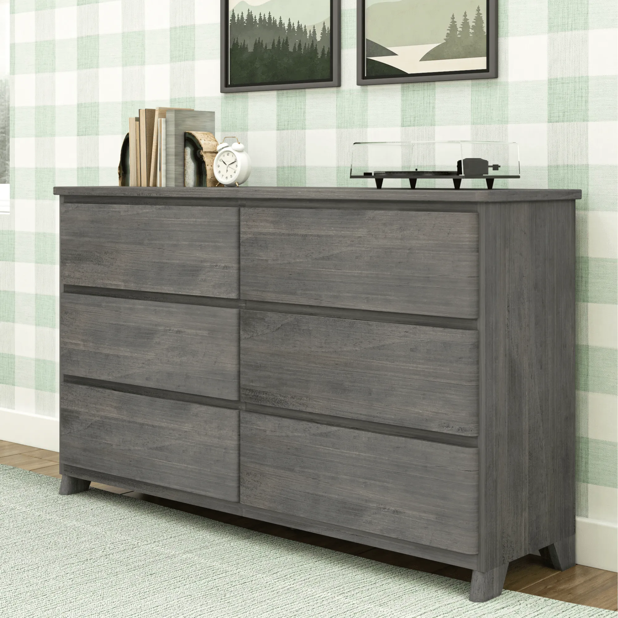 Modern Farmhouse 6-Drawer Dresser