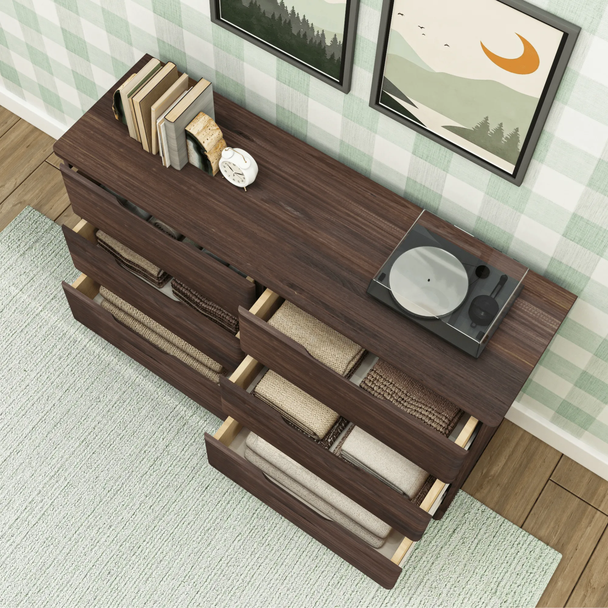 Modern Farmhouse 6-Drawer Dresser