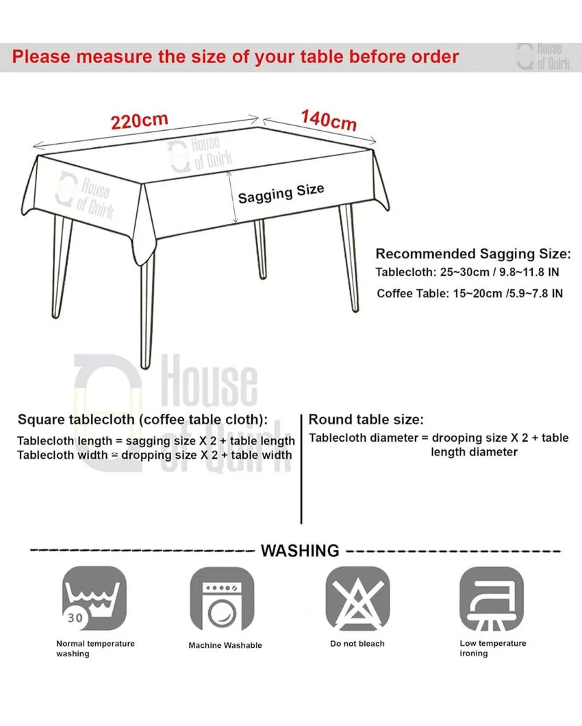 Modern PVC Table with Chair Covers Set