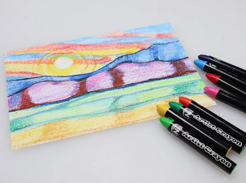 Niji® Artist Crayons, 18 Color Set (NAC18)