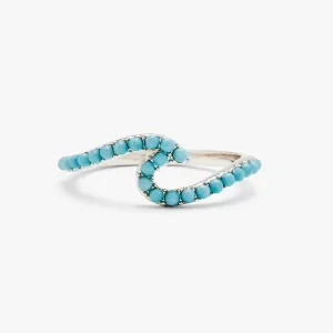 Pura Vida Stone Wave Ring