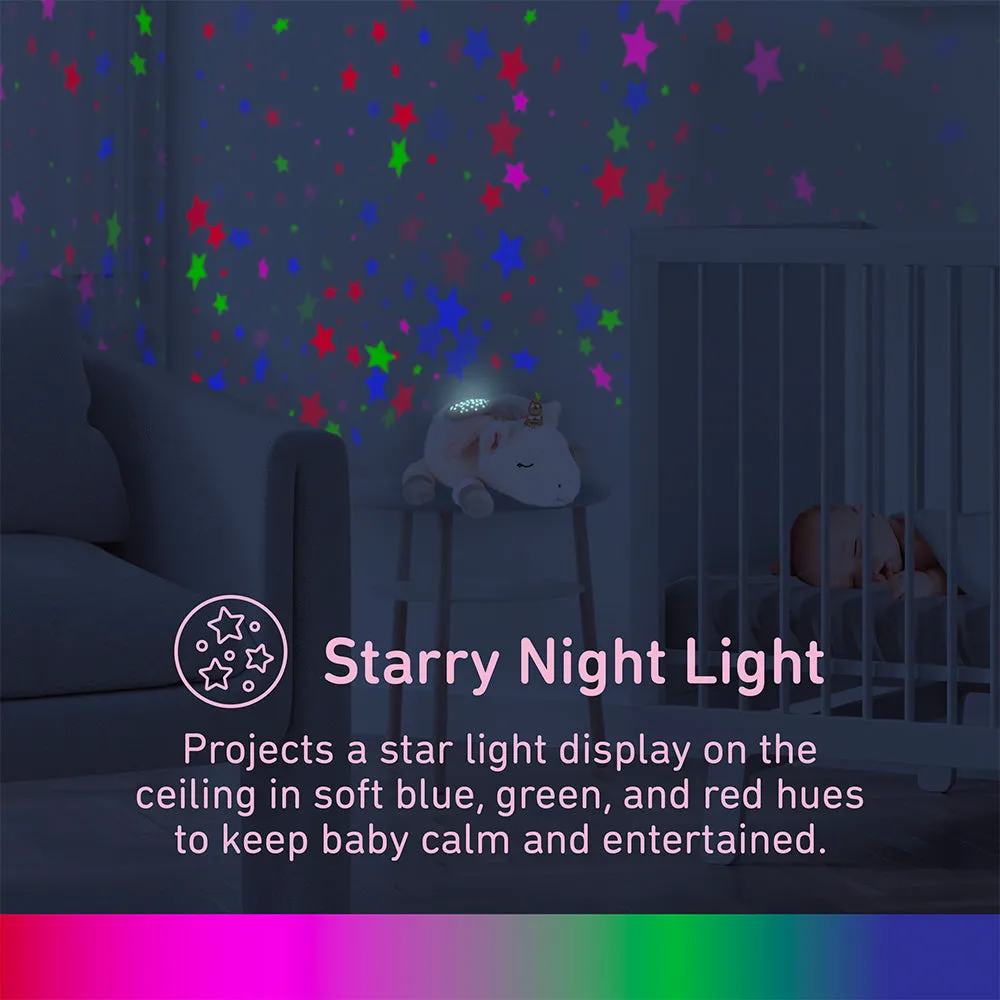 PureBaby® Sound Sleepers Sound Machine and Star Projector - Unicorn