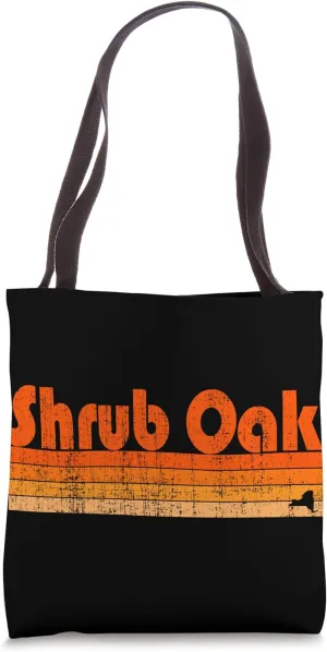 Shrub Oak, New York Retro 80s Style Tote Bag