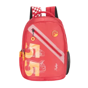 Skybags Riddle 3 Backpack Red, RIDDLE3RD