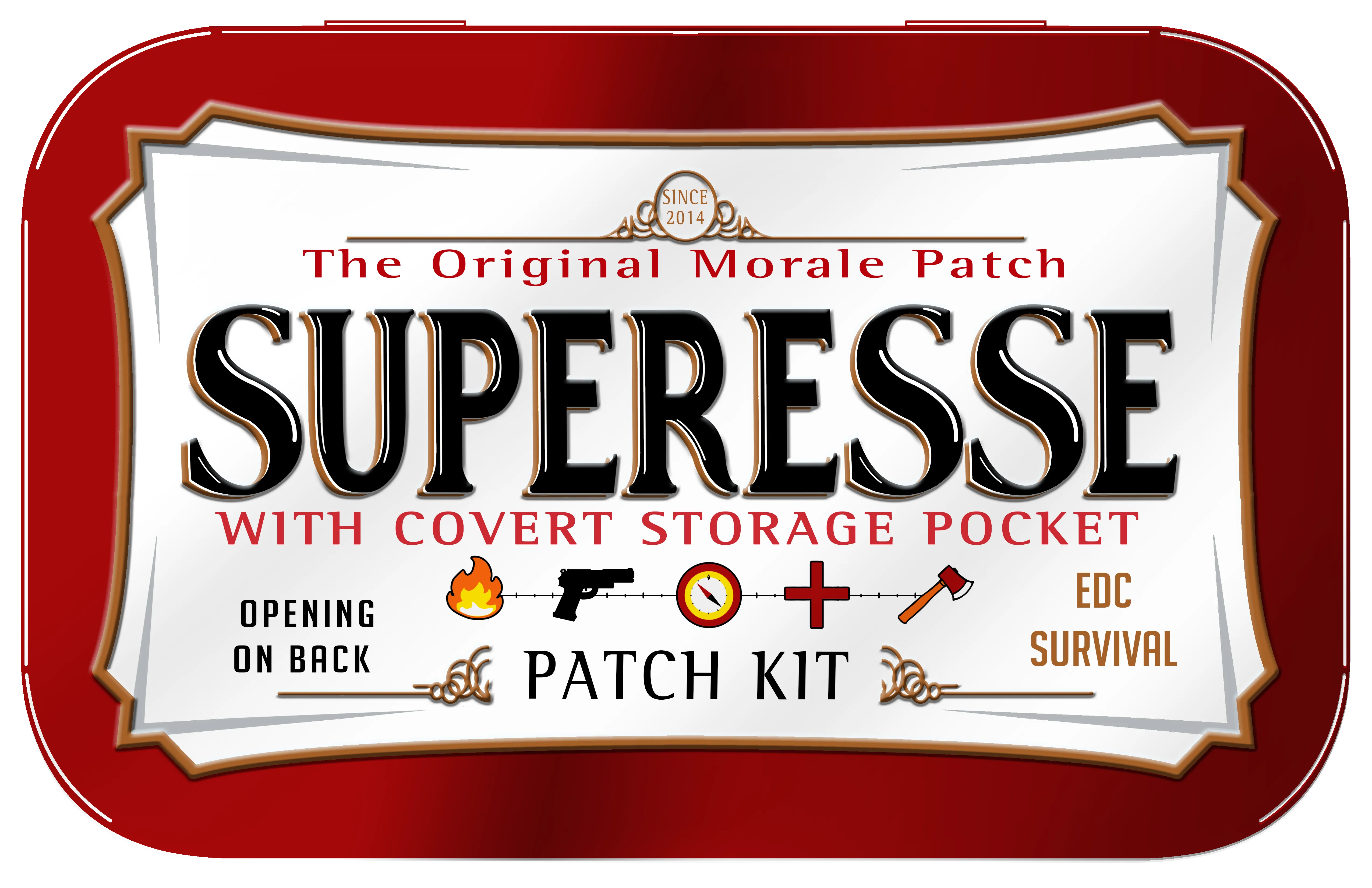 Storage Pocket Patch:  "Altoids" The Original Morale Patch by Superesse with Covert Storage Pocket