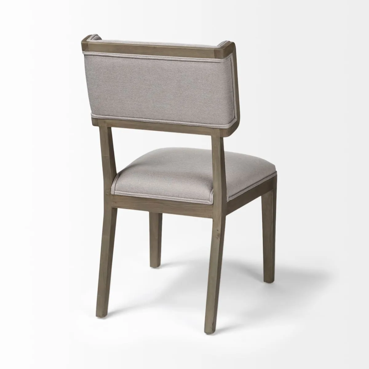 Tenton Dining Chair Gray Fabric | Gray Wood