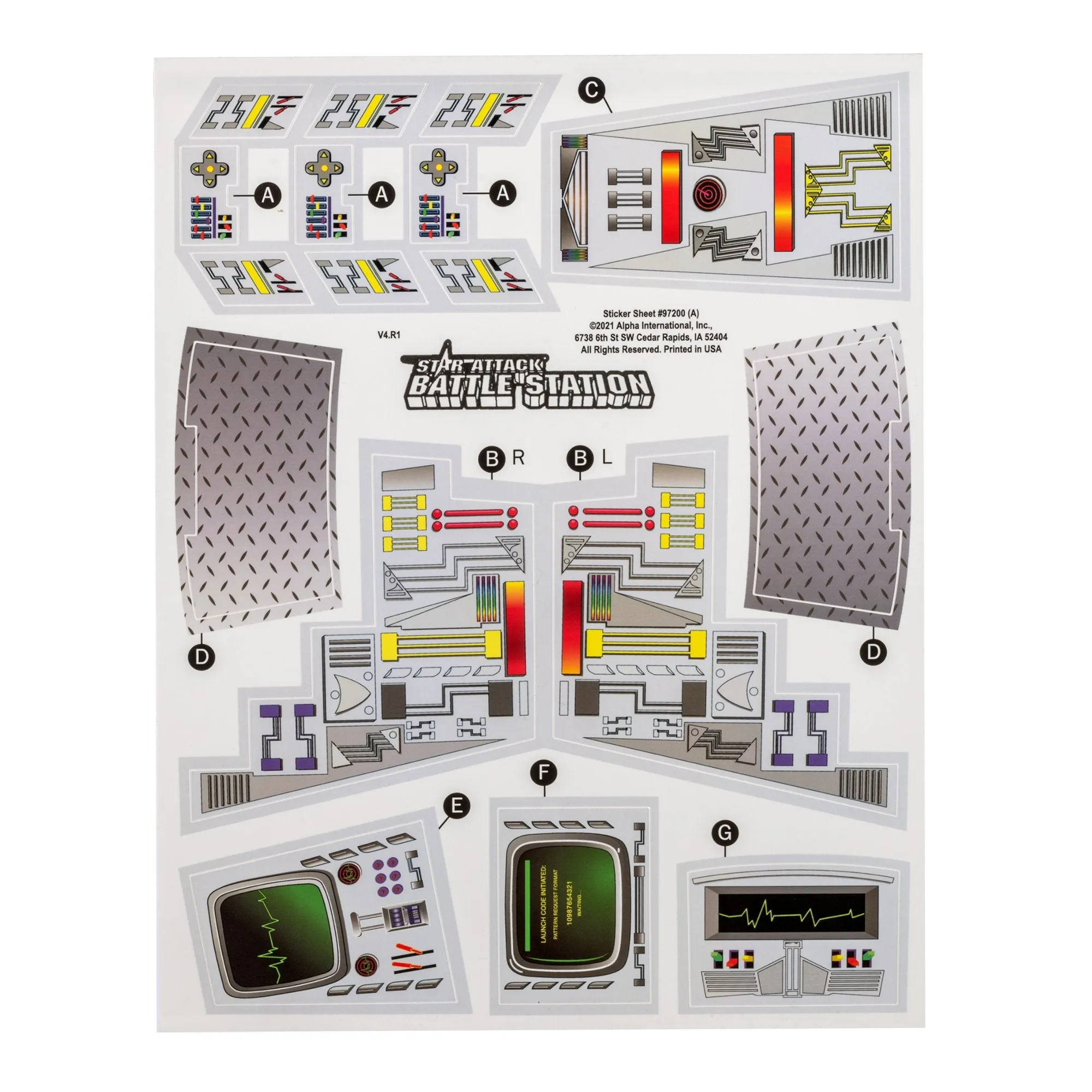 TimMee Star Attack ULTIMATE Battle Station - Action Figure Size for Play Display