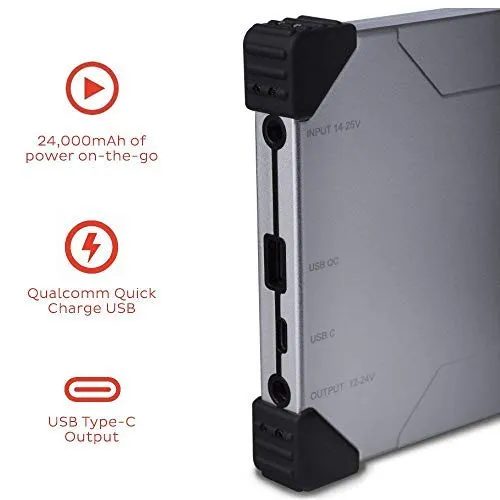 Voltaic Systems Array Rapid Solar Backpack Charger for Laptops | Includes a Battery Pack (Power Bank) and 2 Year Warranty | Powers Laptops Including MacBook, Phones, USB Devices, More - Matte Black Panel