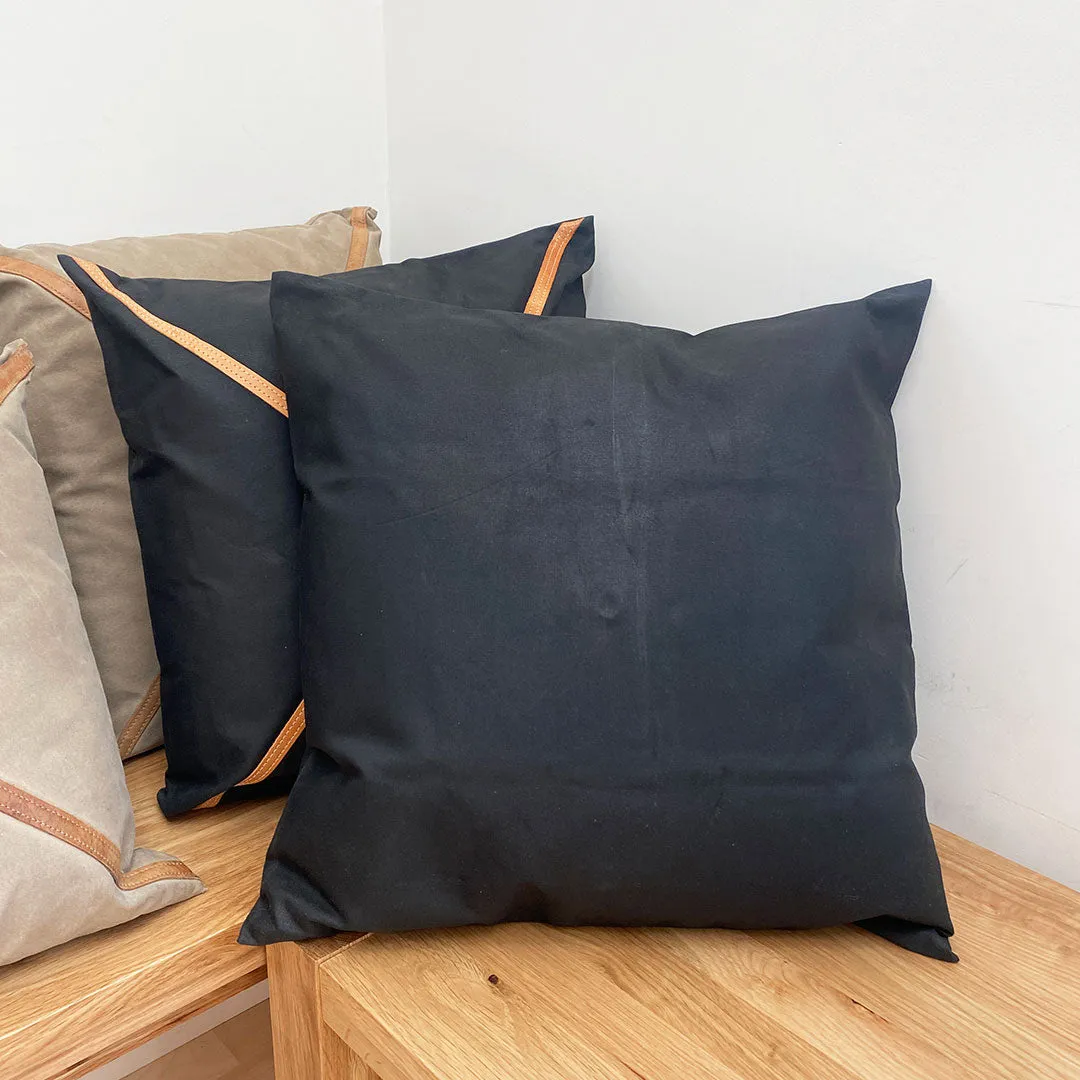 Waxed Canvas Pillow #117
