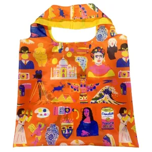 Yellow Owl Reusable Bag - Art History